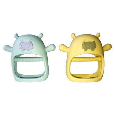 Αγορά Το μωρό προσαρμοσμένο Teether Hippo σιλικόνης δεν ρίχνει ποτέ Diy χειροποίητο Bpa ελεύθερο online manufacture