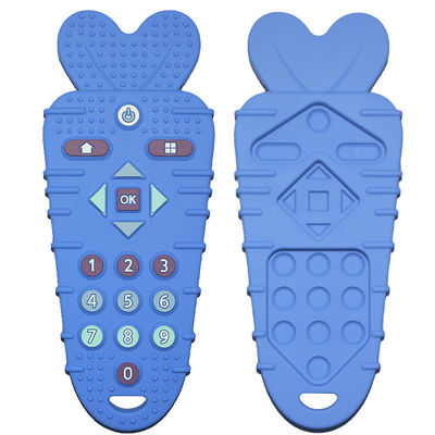 Αγορά Ανθεκτικός Σιλικόνιο Baby Teether Custom Color Soft TV Remote Teether online manufacture