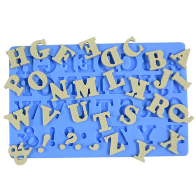 Fondant κεφαλαίων γραμμάτων χαλιών βαθμού τροφίμων εργαλείων ψησίματος κέικ εργαλείων ψησίματος σιλικόνης τρισδιάστατες φόρμες