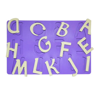 Το κέικ επιστολών σιλικόνης cOem φορμάρει Fondant την αγγλική φόρμα κέικ αλφάβητου εκμάθησης