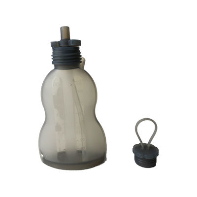300ml μωρών σιλικόνης προϊόντων τσάντα αποθήκευσης γάλακτος σιλικόνης ροής που προσαρμόζεται μέση